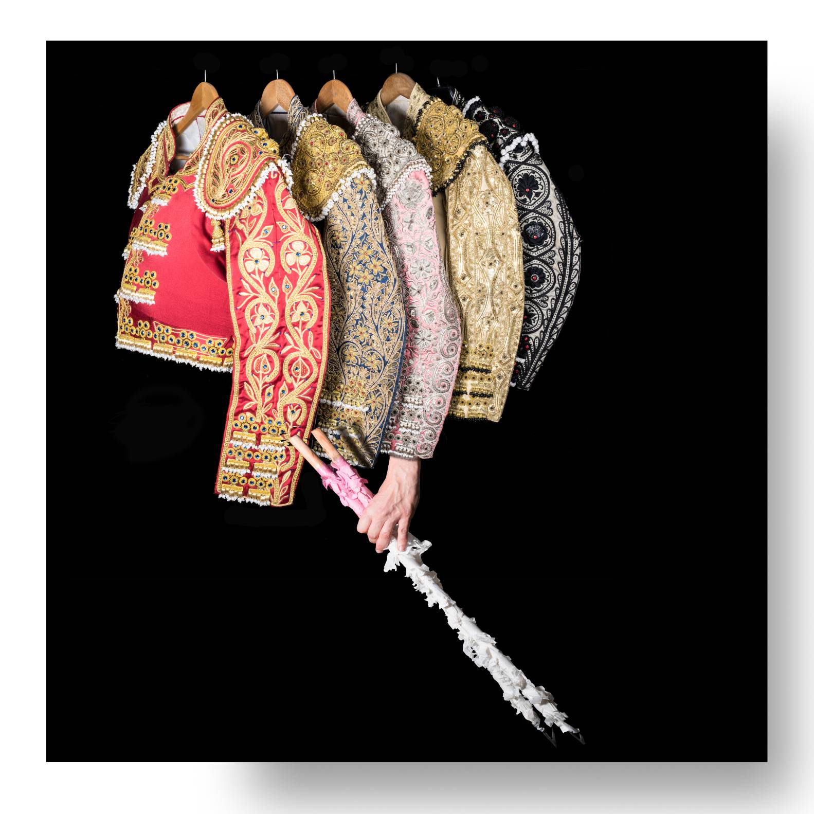 Banderillero arropado